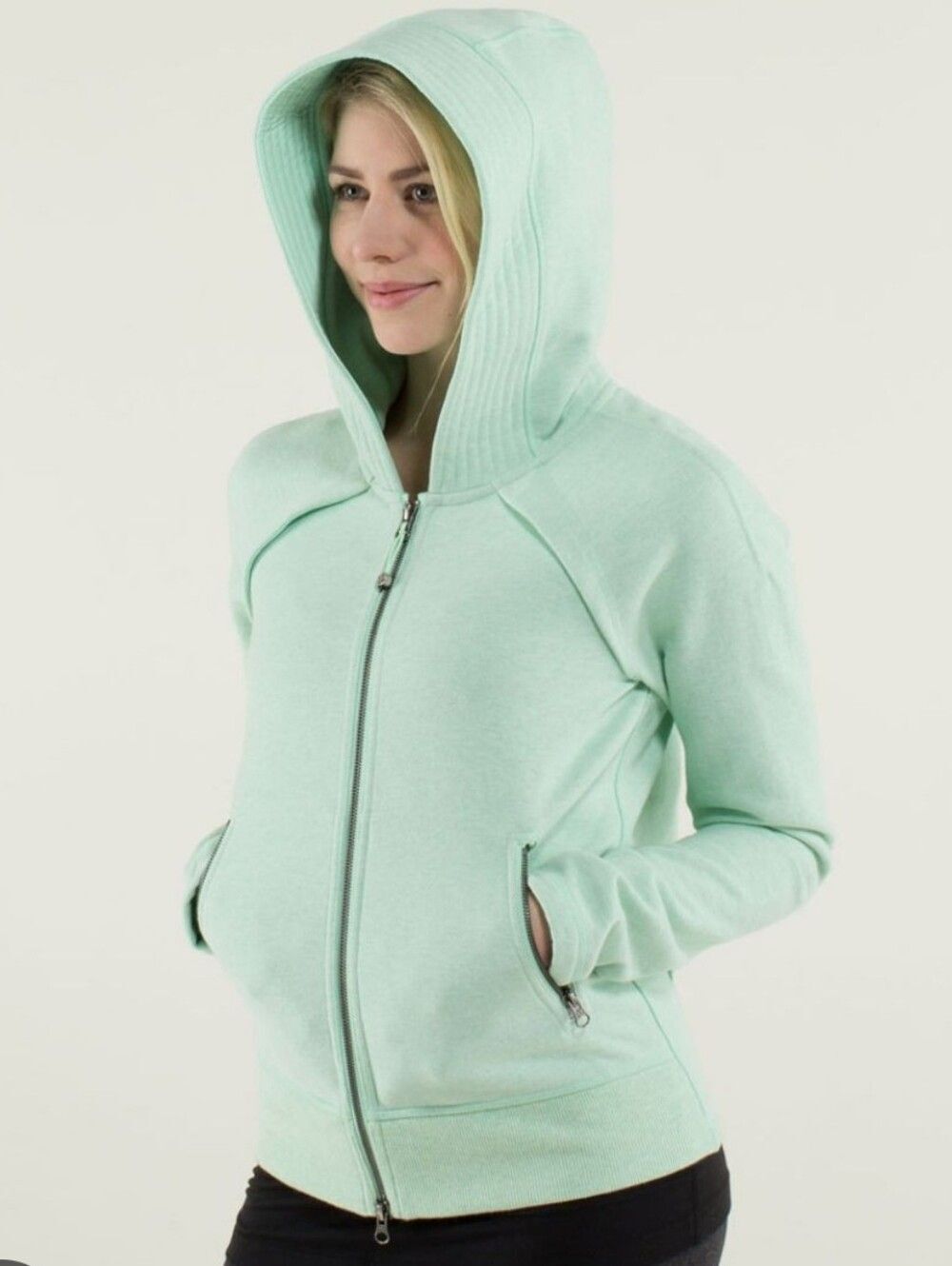 lululemon athletica Happy Yin Year Mint Green Hooded Full-Zip Jacket Gorpcore